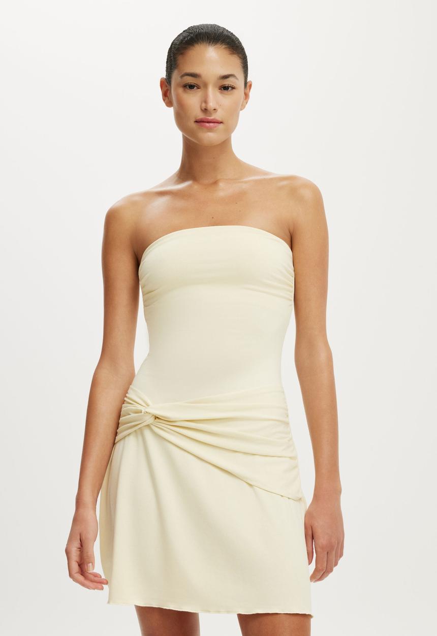 Cotton On - Maple Tube Mini Dress - Vanilla Glow