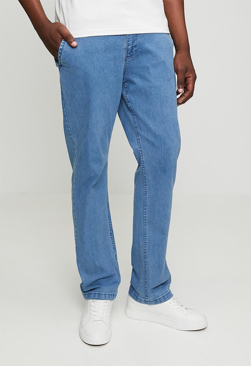 POLO - Mens slim original fit ¼ slant denim - blue
