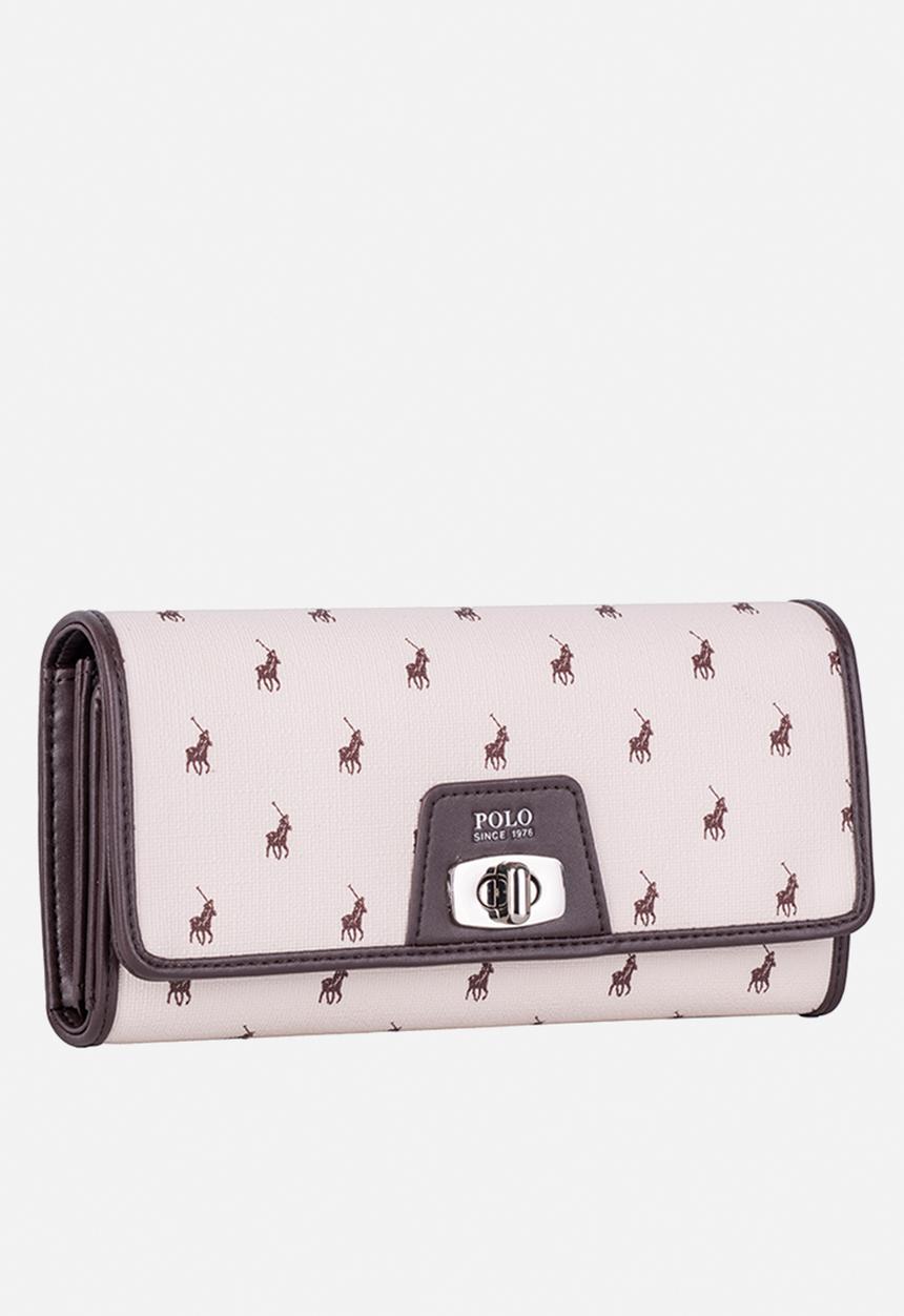 POLO - Encore Trifold Purse - Cream