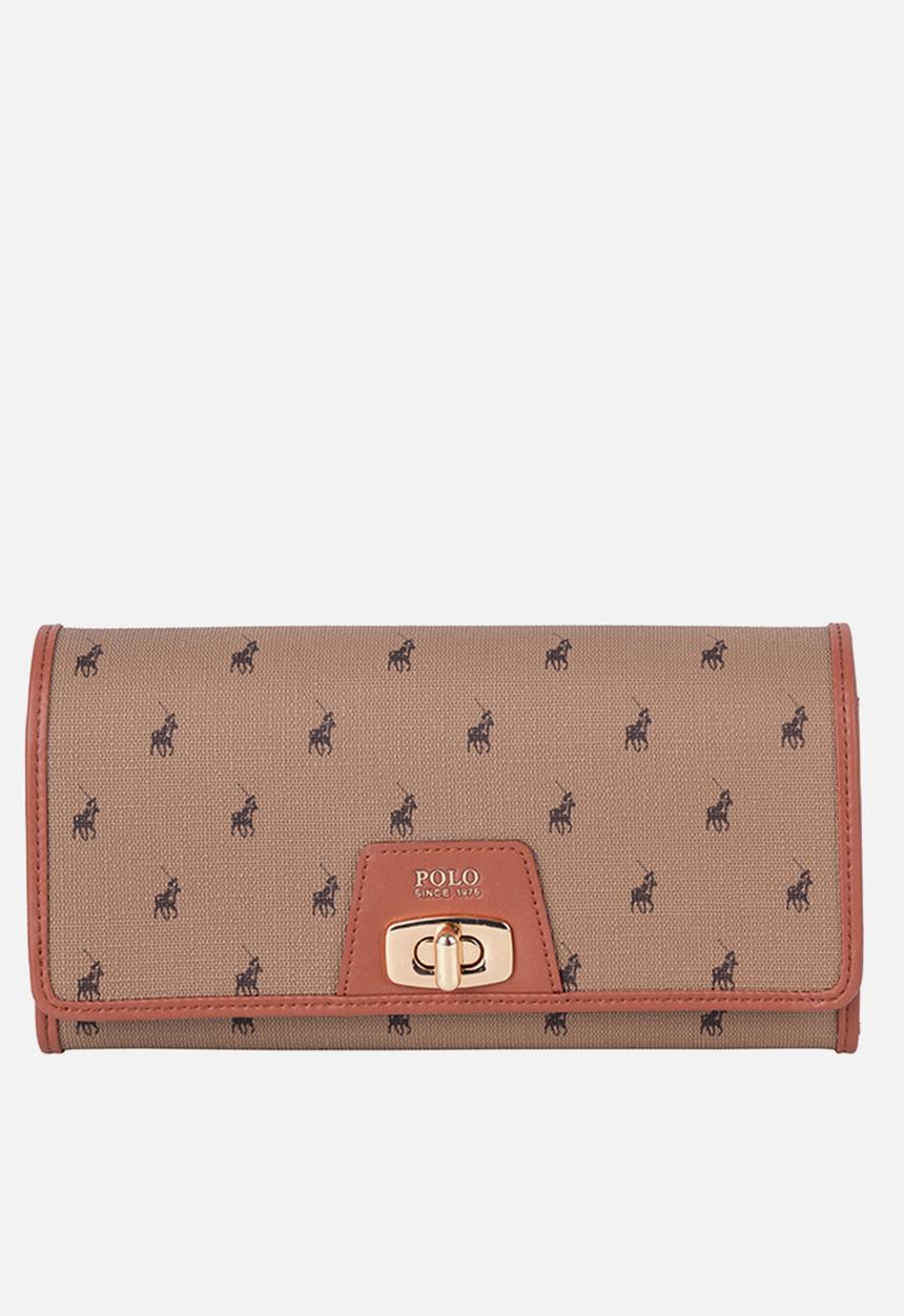 POLO - Encore Trifold Purse - Camel
