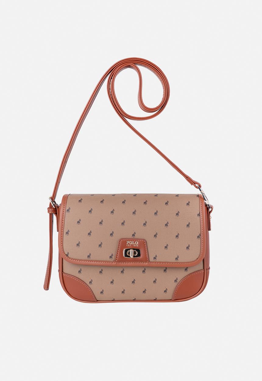 POLO - Encore Flapover Bag - Camel