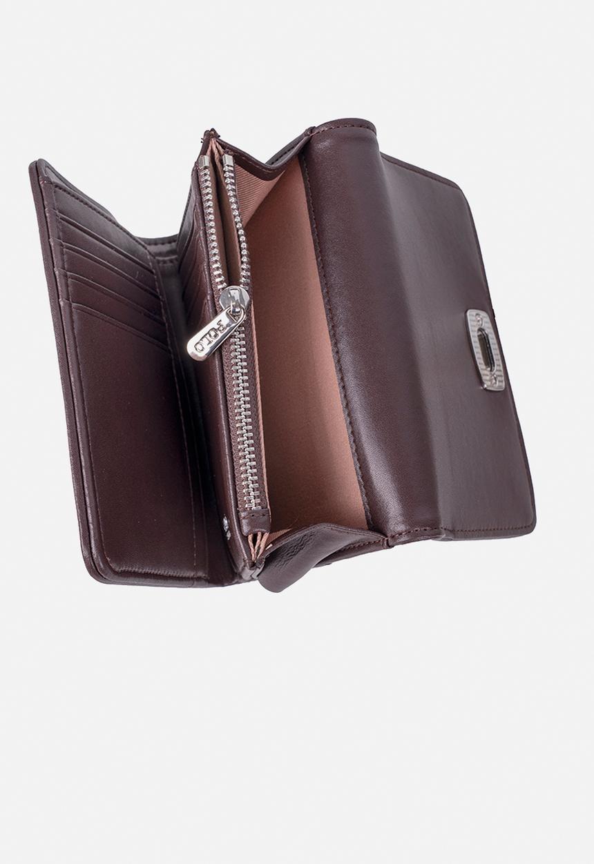POLO - Encore Medium Trifold Purse - Cream
