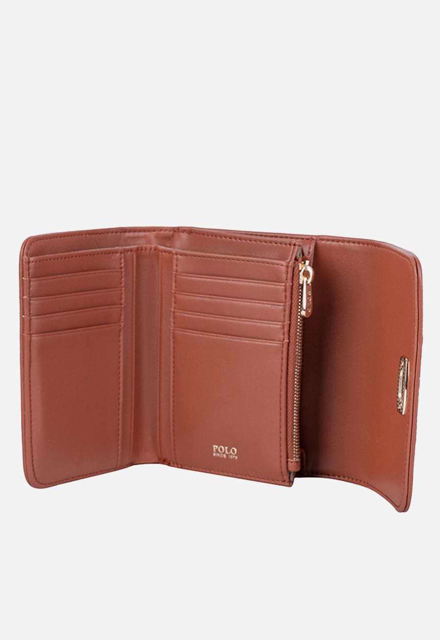 POLO - Encore Medium Trifold Purse - Camel