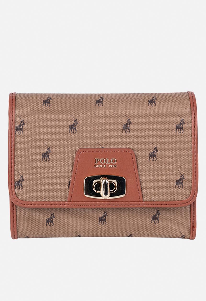 POLO - Encore Medium Trifold Purse - Camel