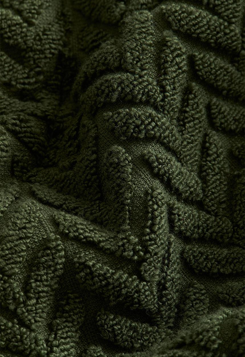 H&M - Textured dressing gown - dark green