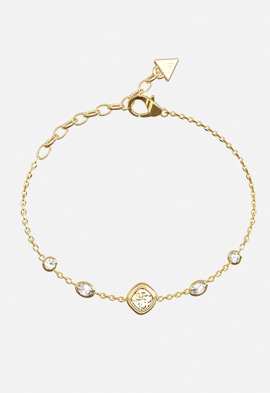 GUESS - Jaipur Splendor Crystals & 4G Bracelet - Gold