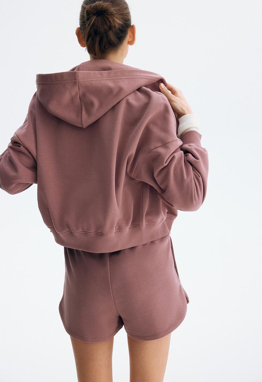 H&M - Sweatshirt shorts - dark dusty pink