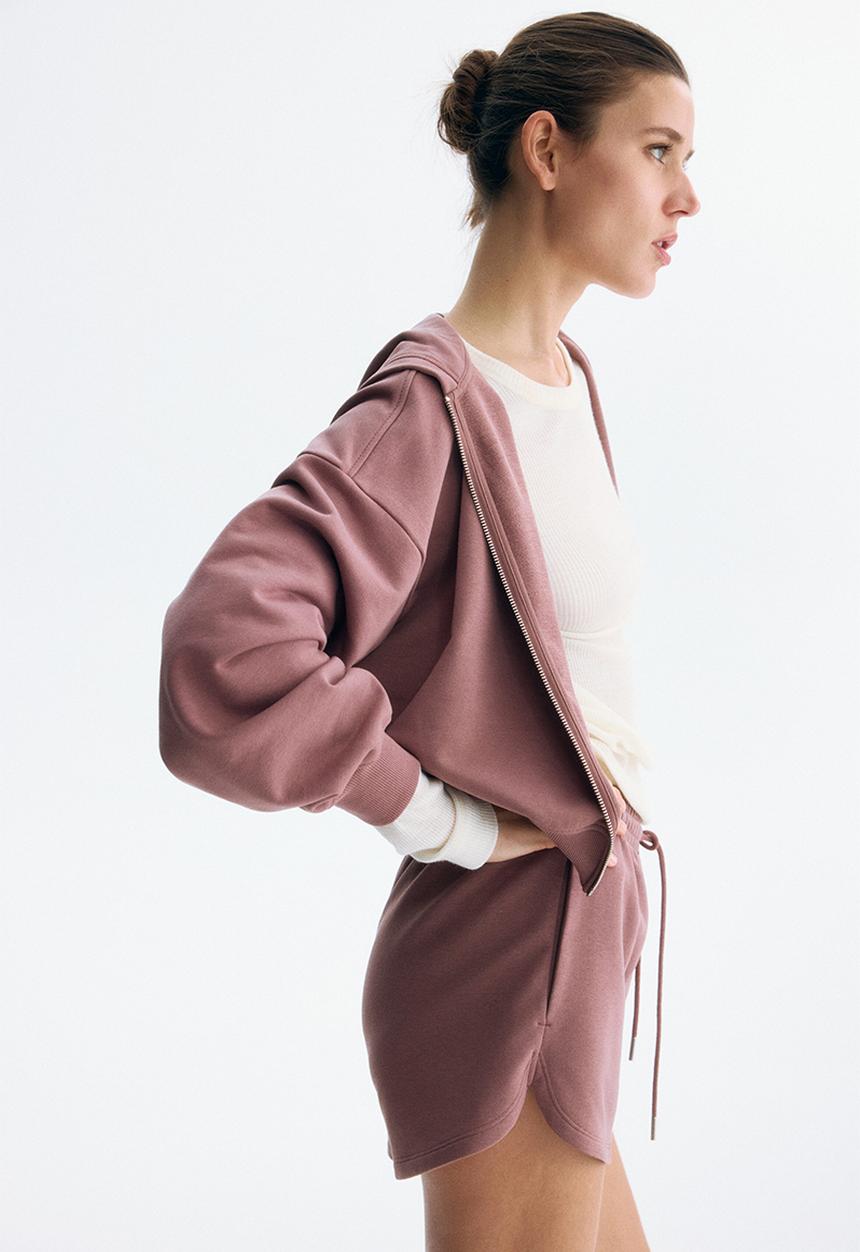 H&M - Sweatshirt shorts - dark dusty pink