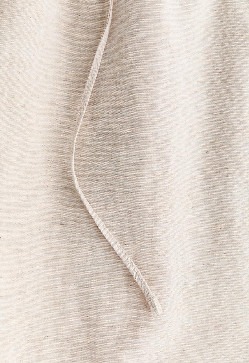 H&M - Linen-blend trousers - light beige