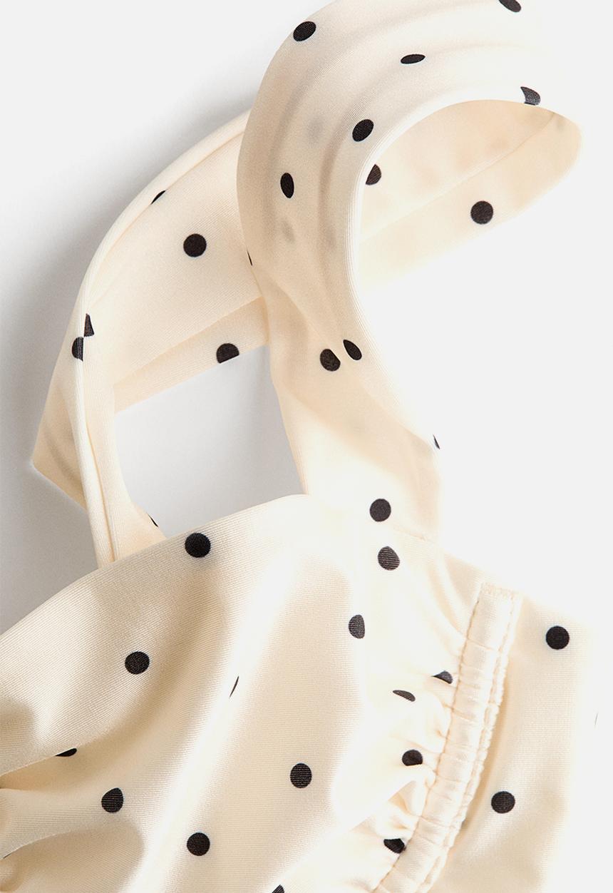 H&M - Balconette bikini top - cream/spotted
