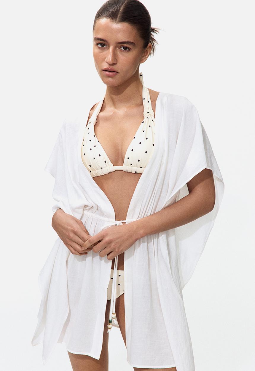 H&M - Beach kaftan dress - cream