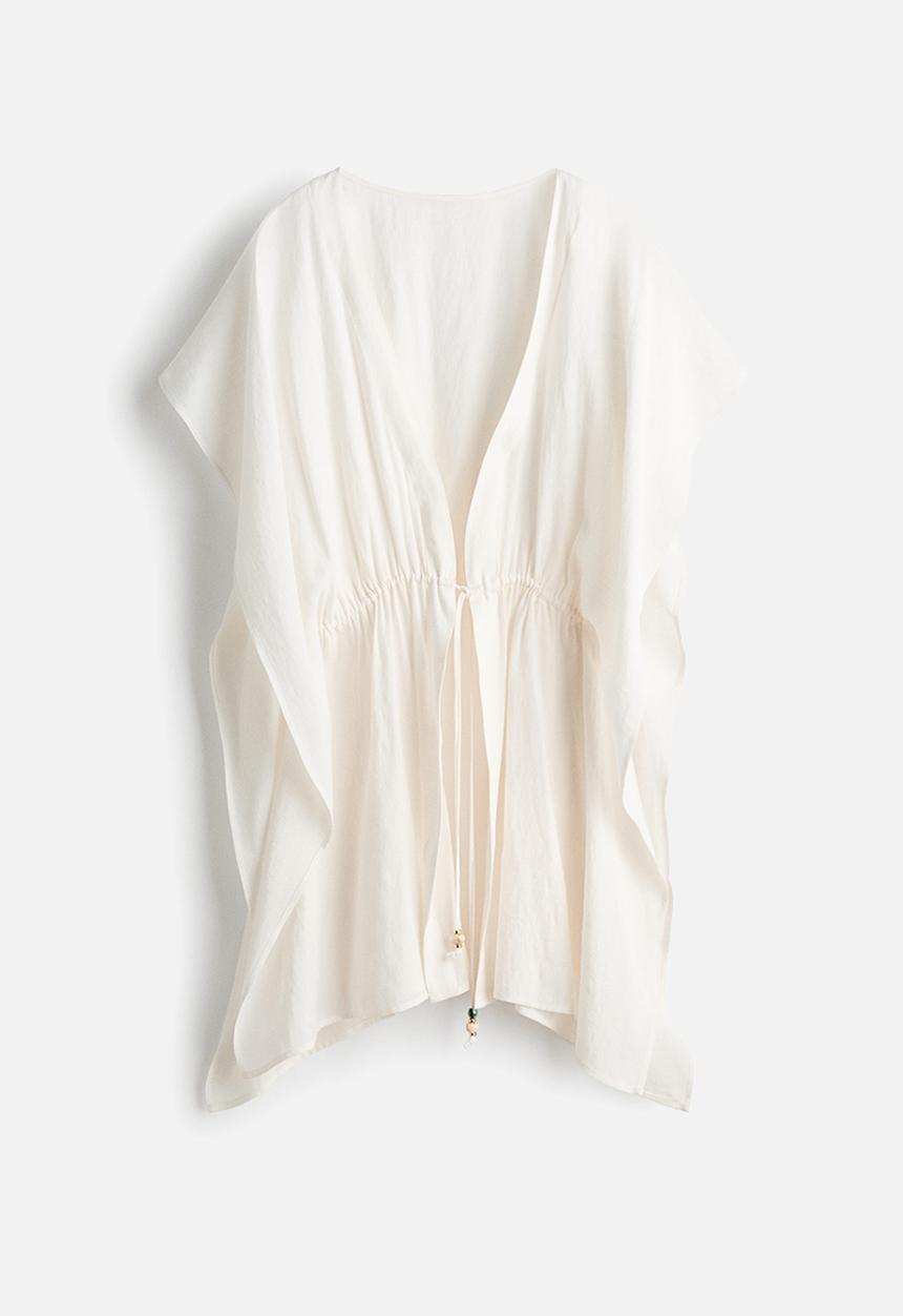 H&M - Beach kaftan dress - cream