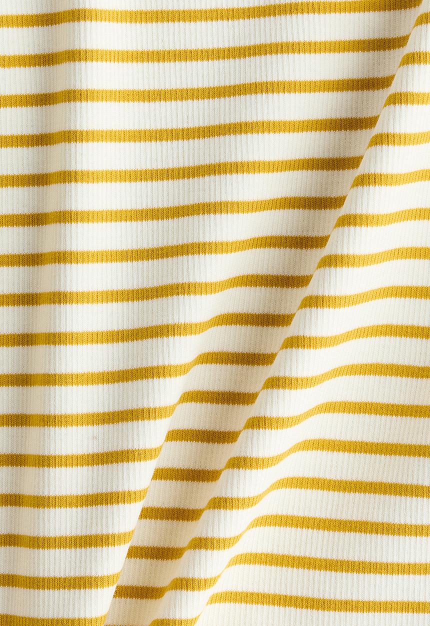 H&M - Ribbed strappy top - light yellow