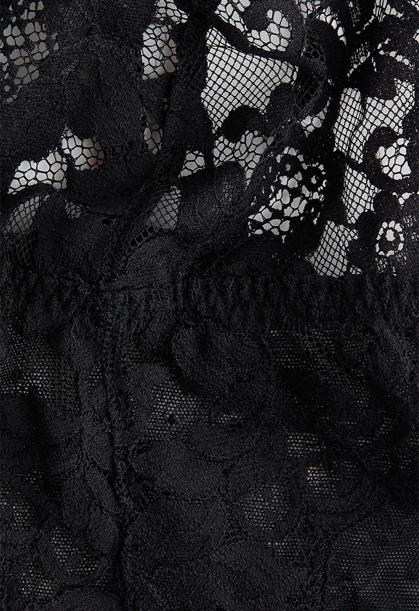 H&M - Lace bralette - black