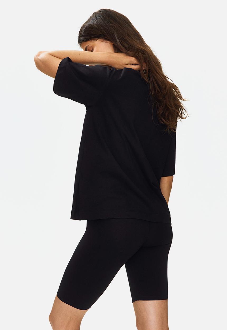 H&M - Mama 2-piece cotton jersey set - black