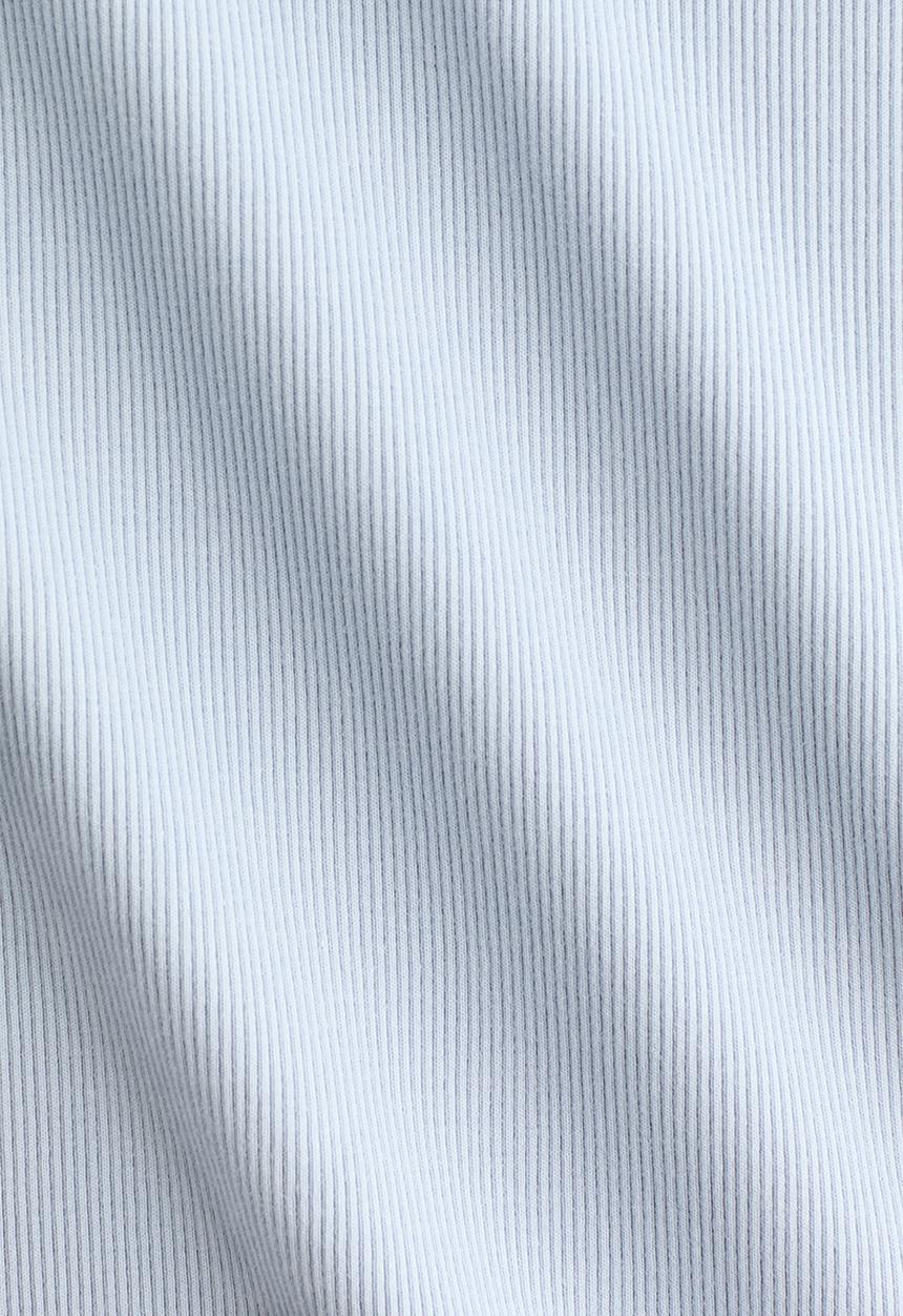 H&M - Ribbed v-neck vest top - light blue