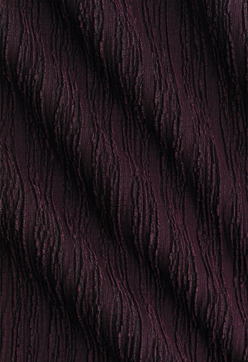H&M - Crinkled halterneck dress - dark purple