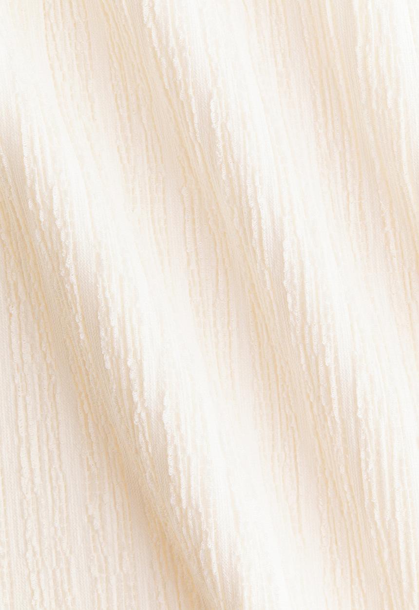 H&M - Crinkled halterneck dress - cream