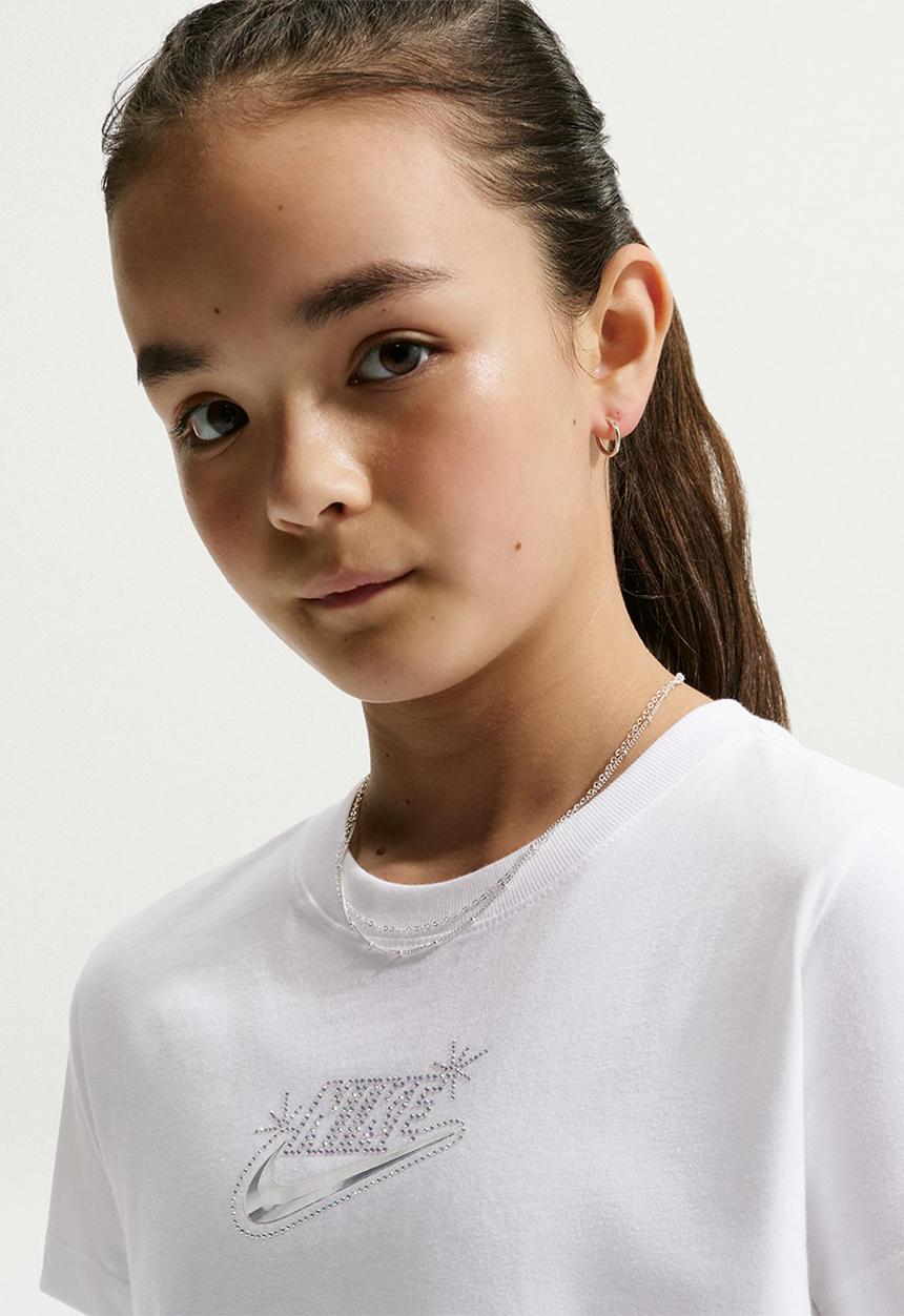 Nike - Girls Nike Sportswear Mod Cropped Tee