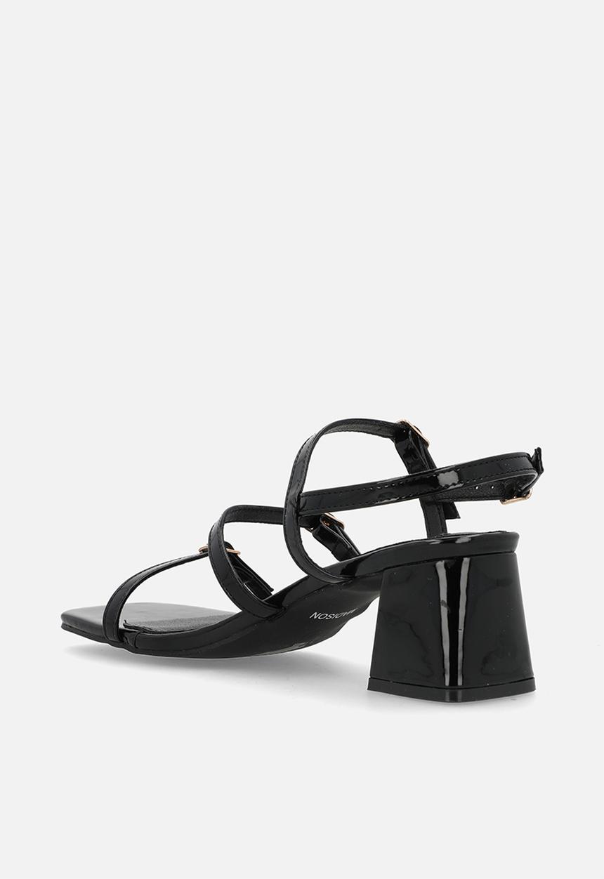 Madison® - Claire open toe slingback - black