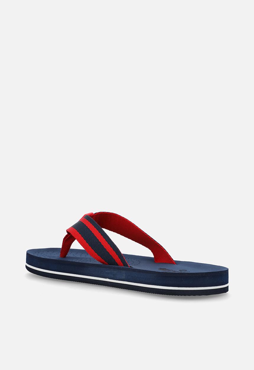 POLO - Perforated Flip Flop - Navy