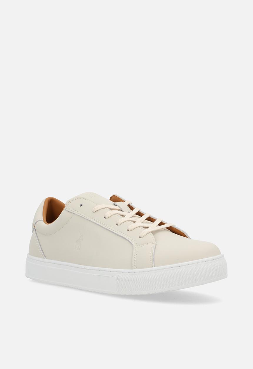 POLO - Essential Leather Court Sneaker - Off White