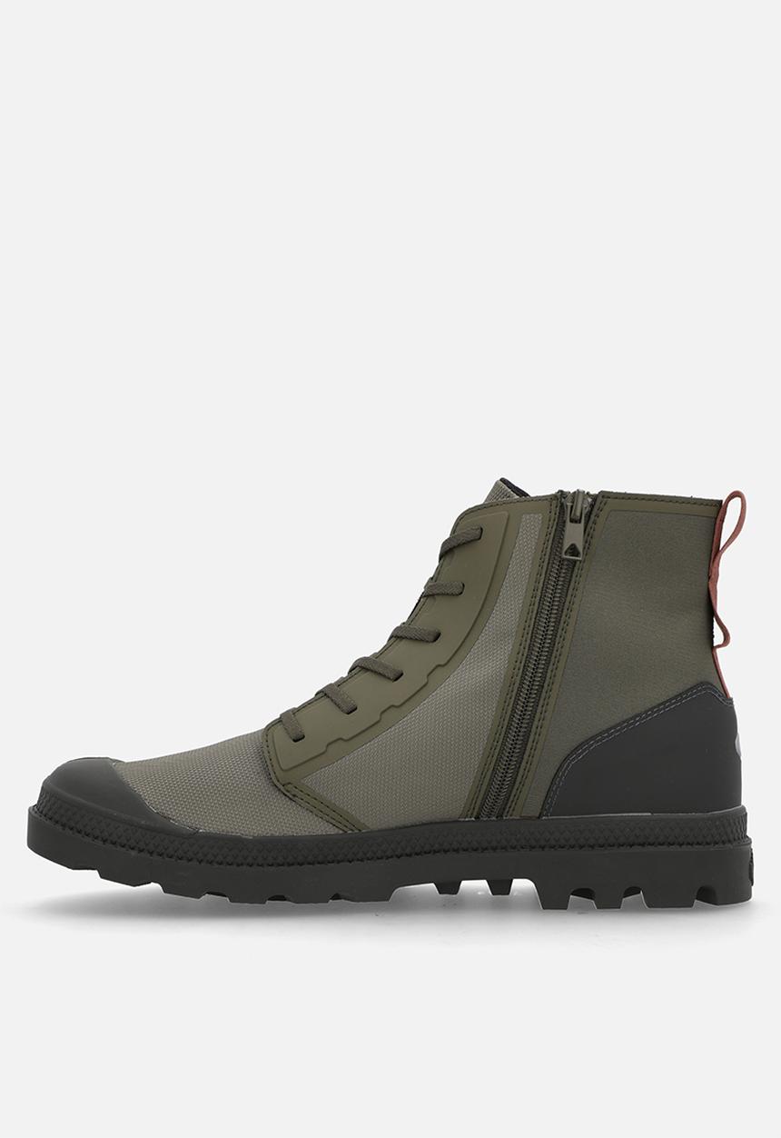 Palladium - PAMPA HI CARE ZIP - OLIVE NIGHT