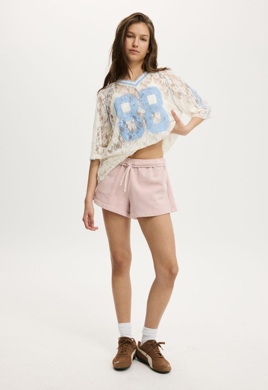 Cotton On - The Raglan Graphic Jersey Tee - 88/Gardenia