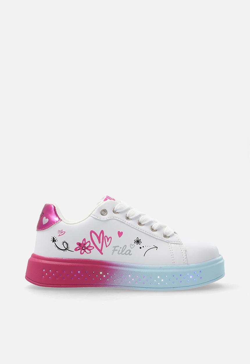 FILA - Nova lights lace up - white/cerise