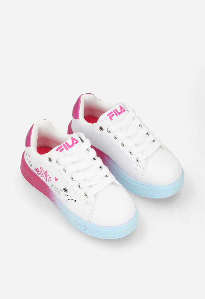 FILA - Nova lights lace up - white/cerise
