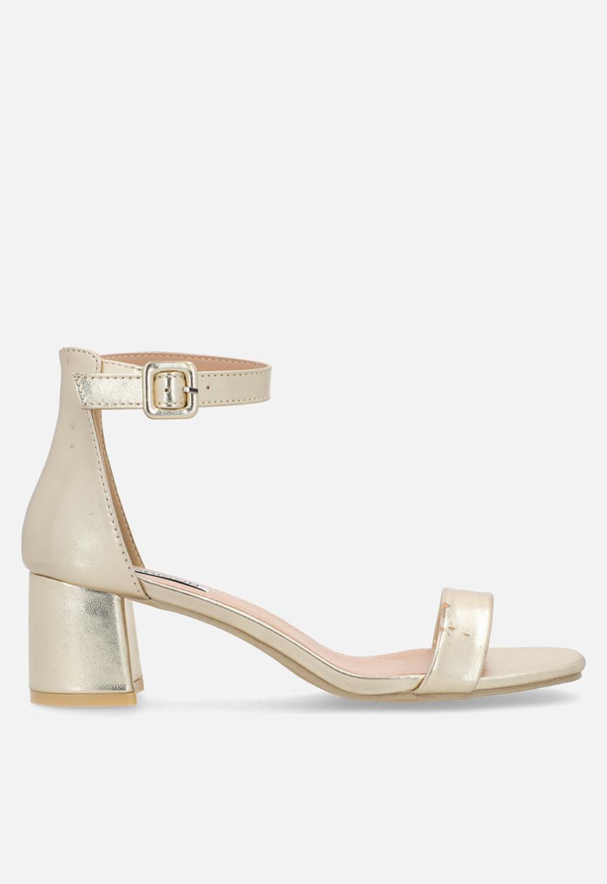 Madison® - Amira 4 open toe ankle strap - gold