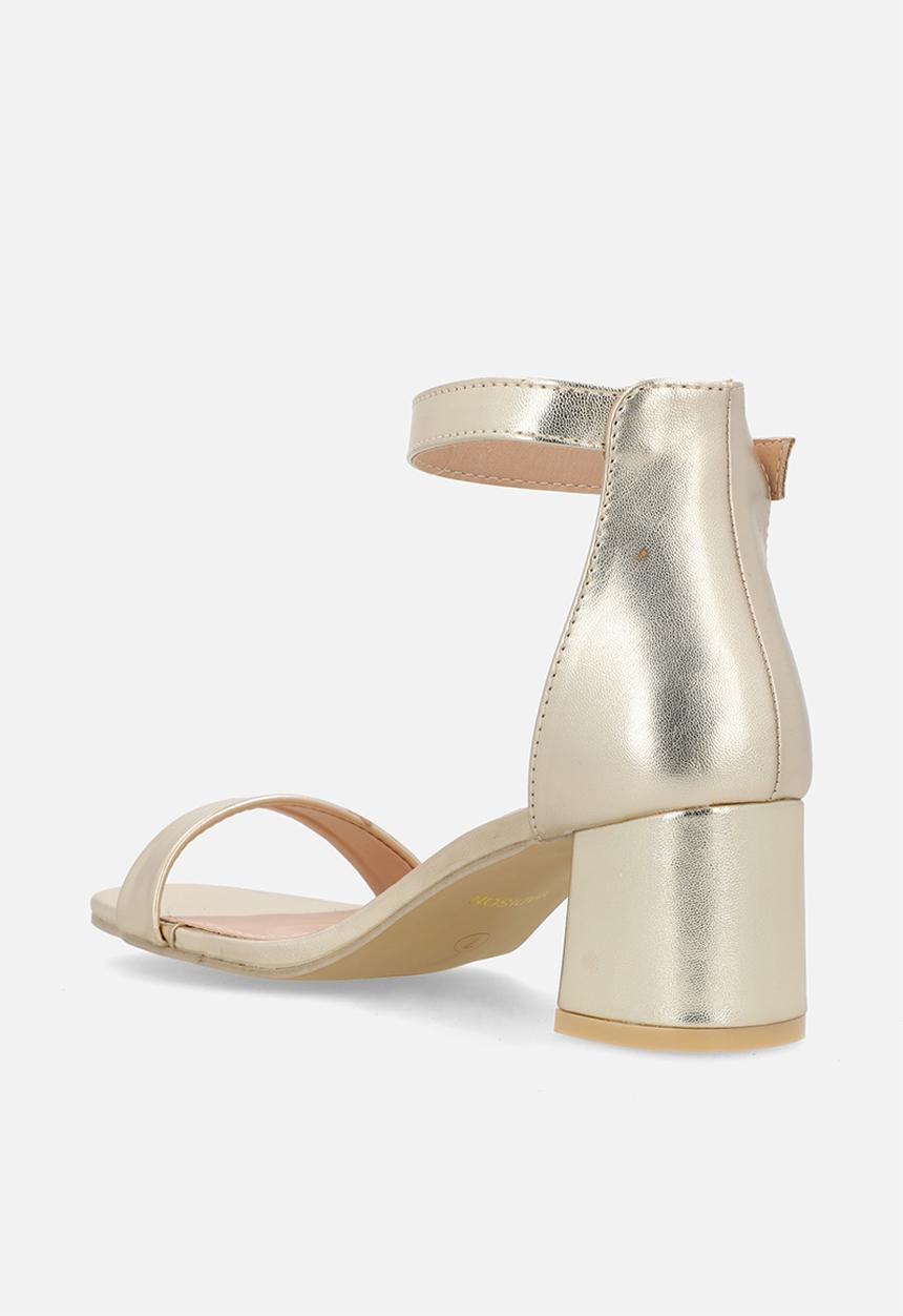 Madison® - Amira 4 open toe ankle strap - gold