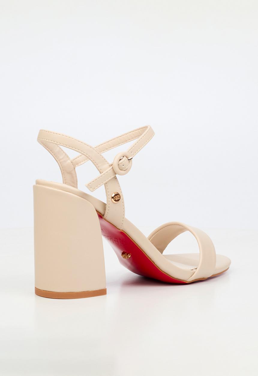 Miss Black - Cassy 1 classic block heel - neutral