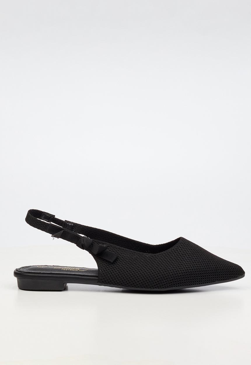 Miss Black - Xylie 1 tape slingback pump - black