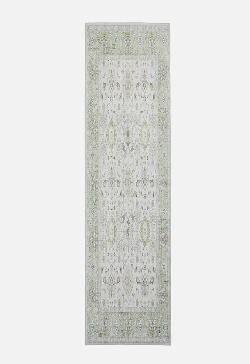 Sixth Floor - Nara Vintage Antique Runner - Sage
