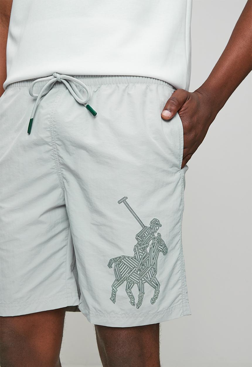 POLO - Mens sport beach short - grey