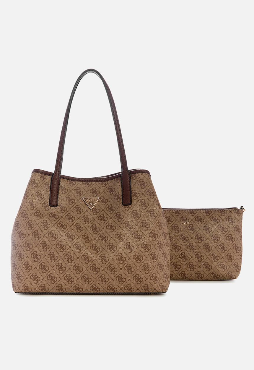 GUESS - Ahb Victtoria 2 In 1 Tote - Latte Logo