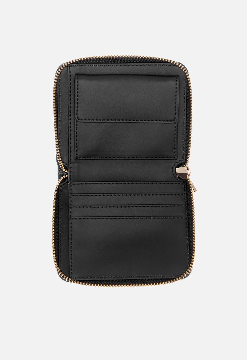 GUESS - Slg Laurel ii Slg Small Zip Around - Black