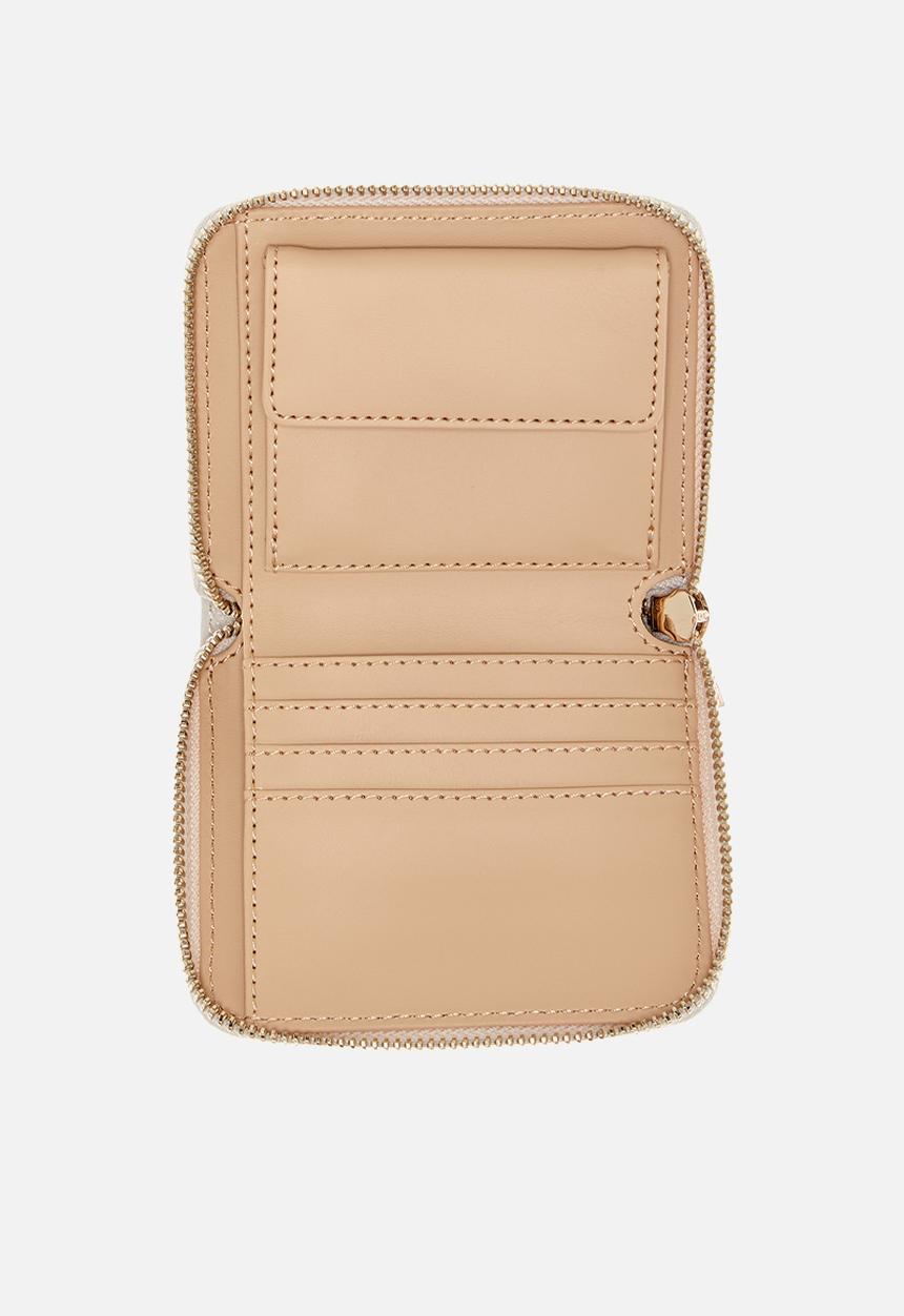 GUESS - Slg Laurel ii Slg Small Zip Around - Latte Logo