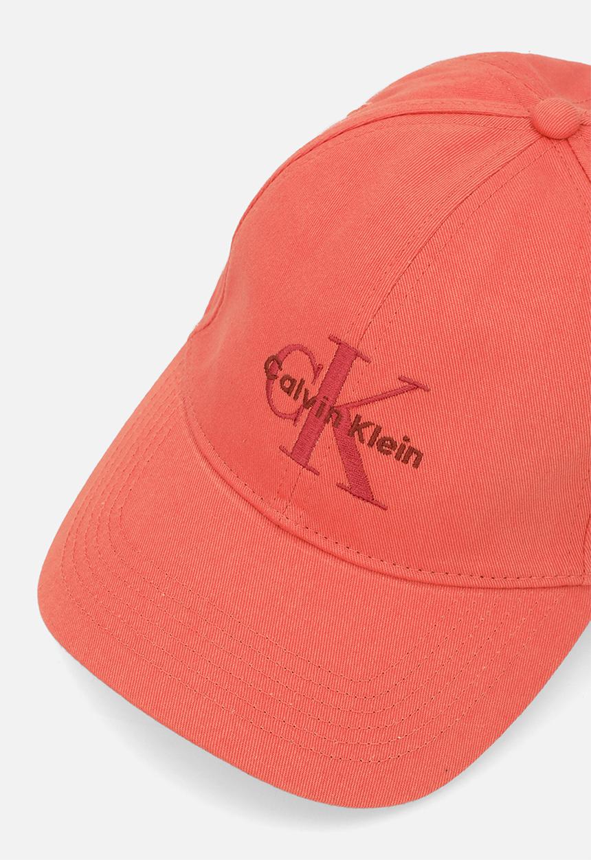 Calvin Klein - Monologo Embroidery Baseball Cap - Apricot