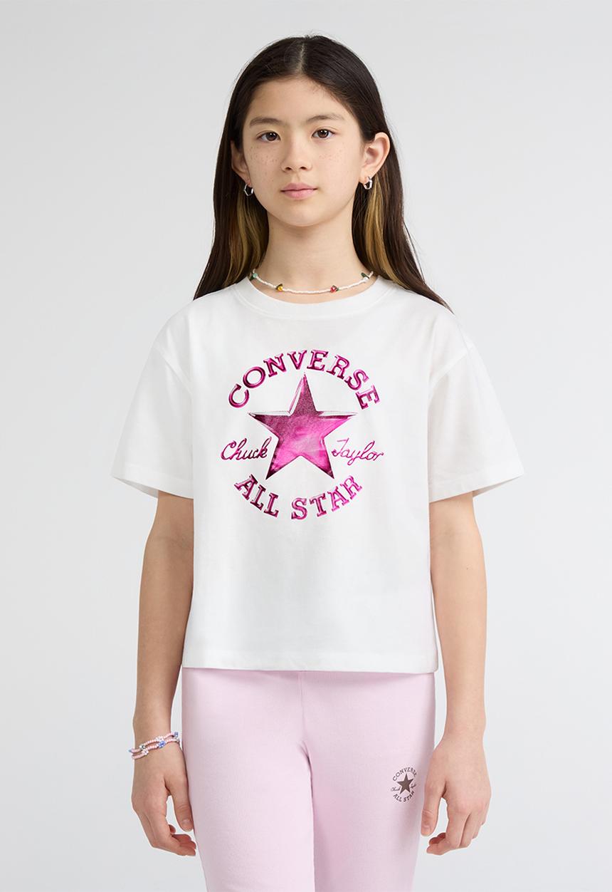 Converse - Cnvg Chrome Dctp Boxy Tee - Vintage White