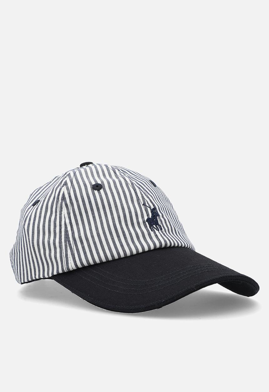 POLO - 6 Panel Stripe Peak  - Navy