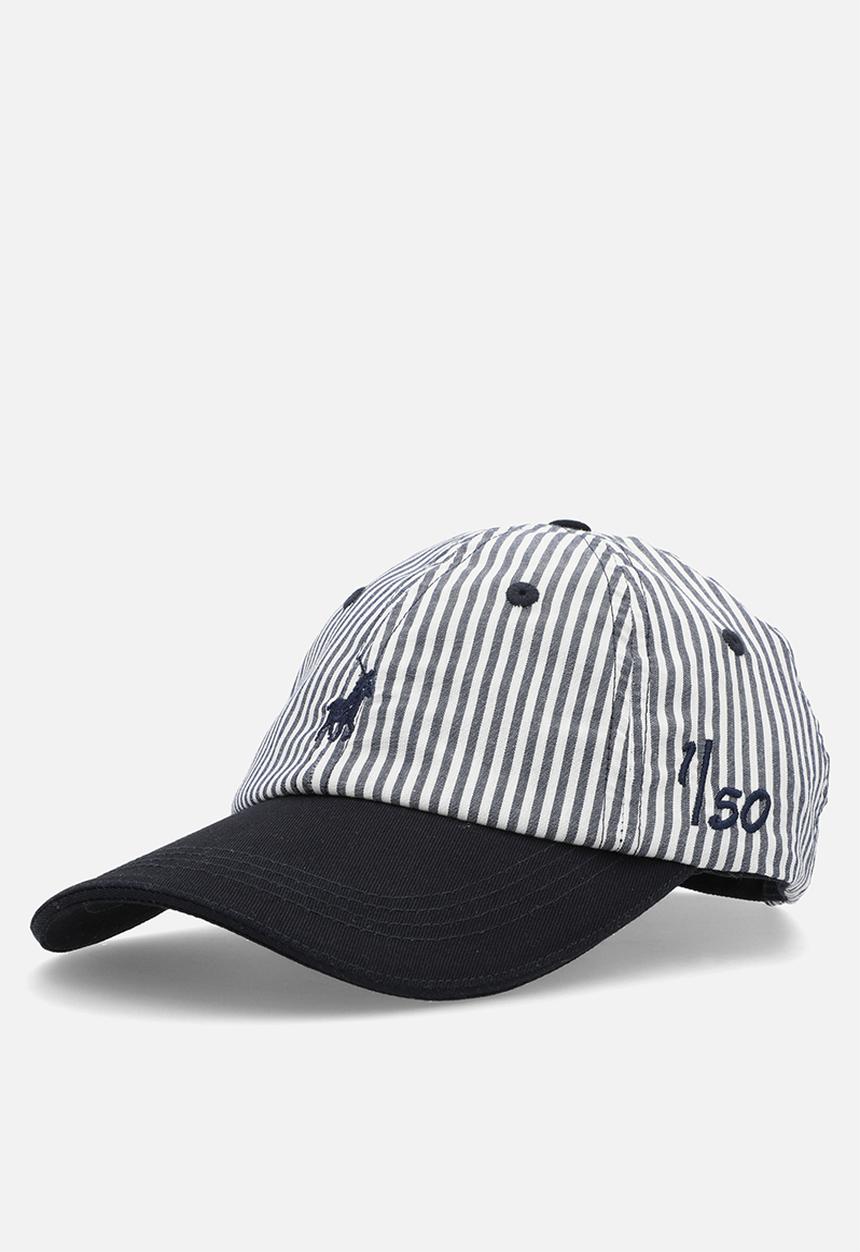 POLO - 6 Panel Stripe Peak  - Navy
