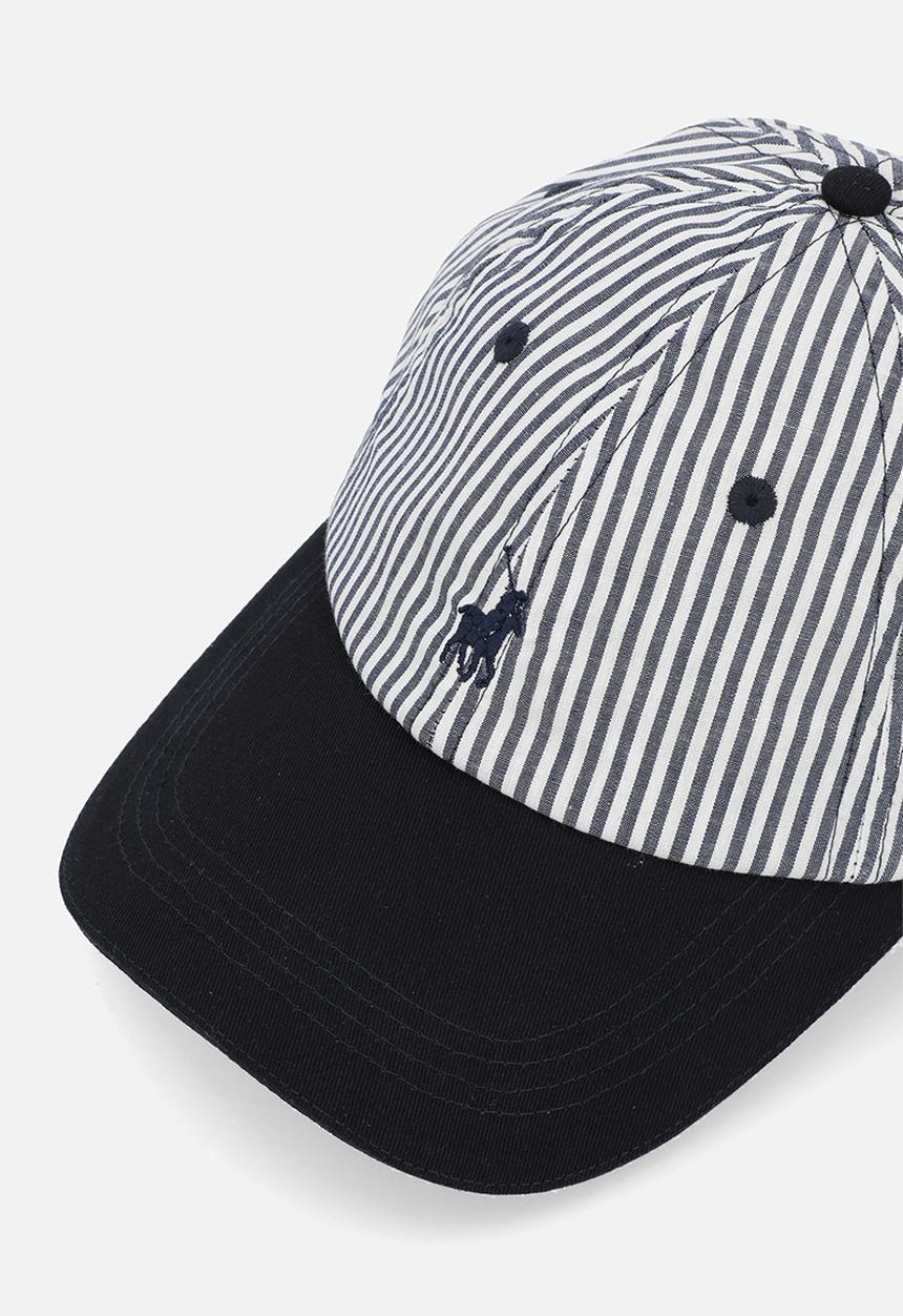 POLO - 6 Panel Stripe Peak  - Navy