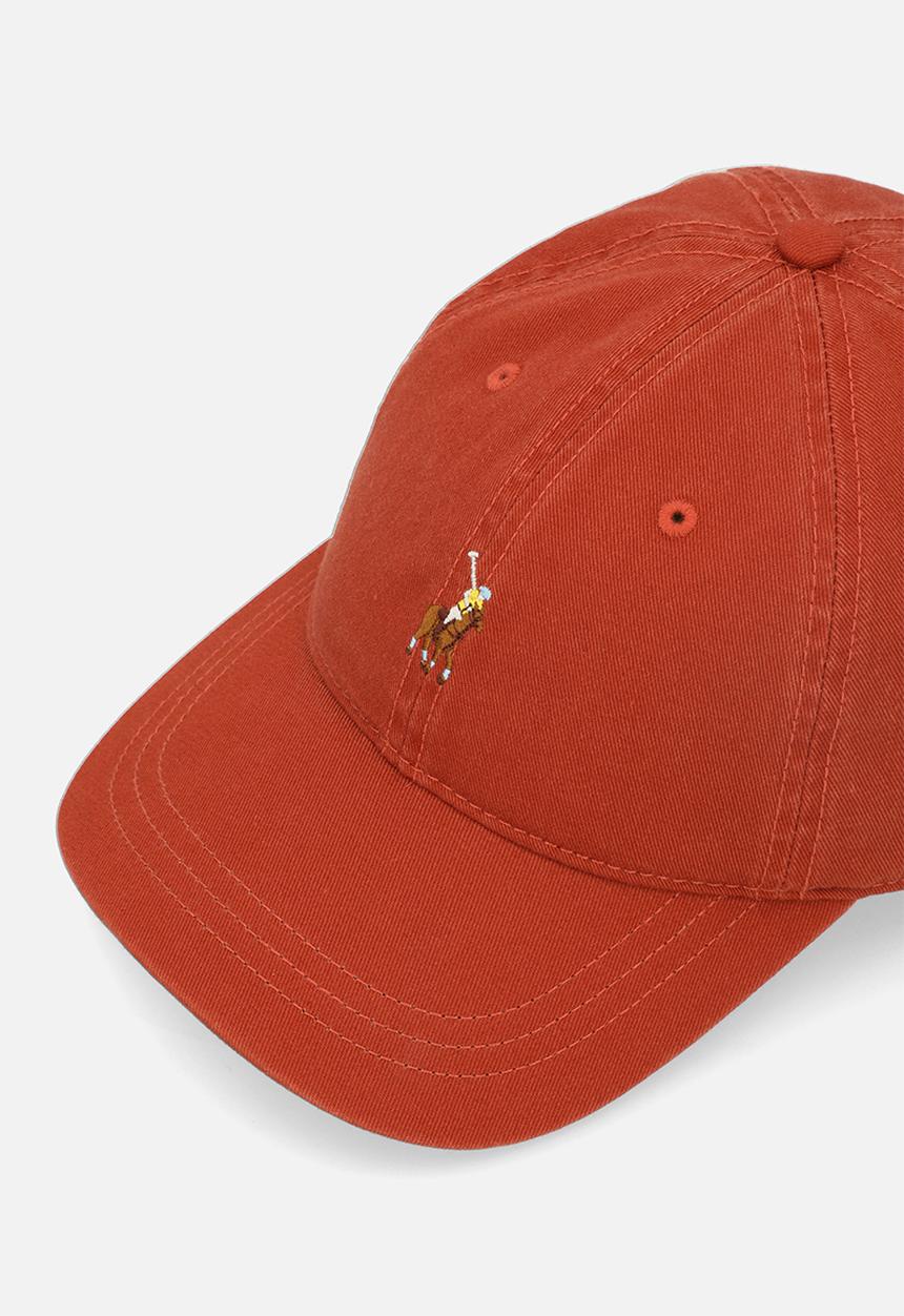 POLO - 6 Panel Unstructured Peak  - Red