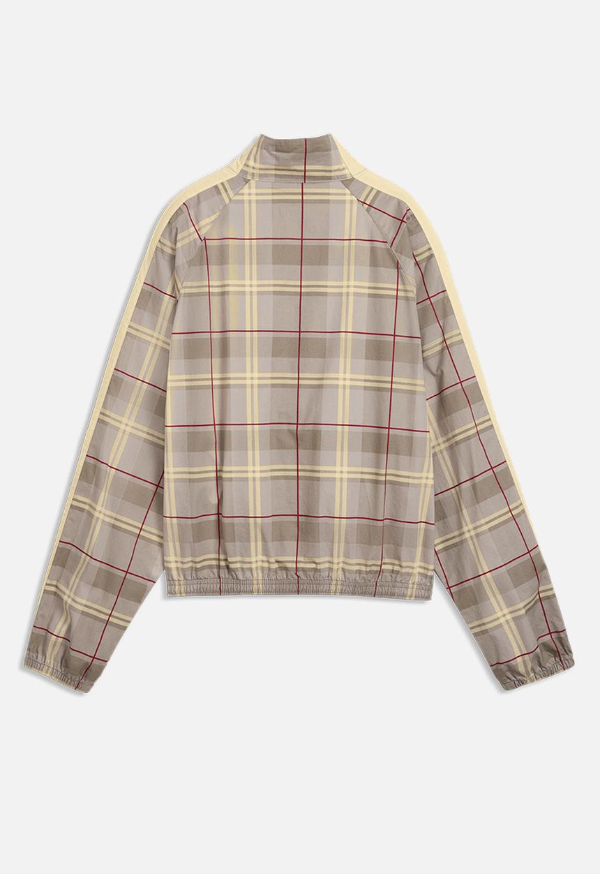 PUMA - T7 Relaxed Tartan Woven Jacket - Mouse Gray