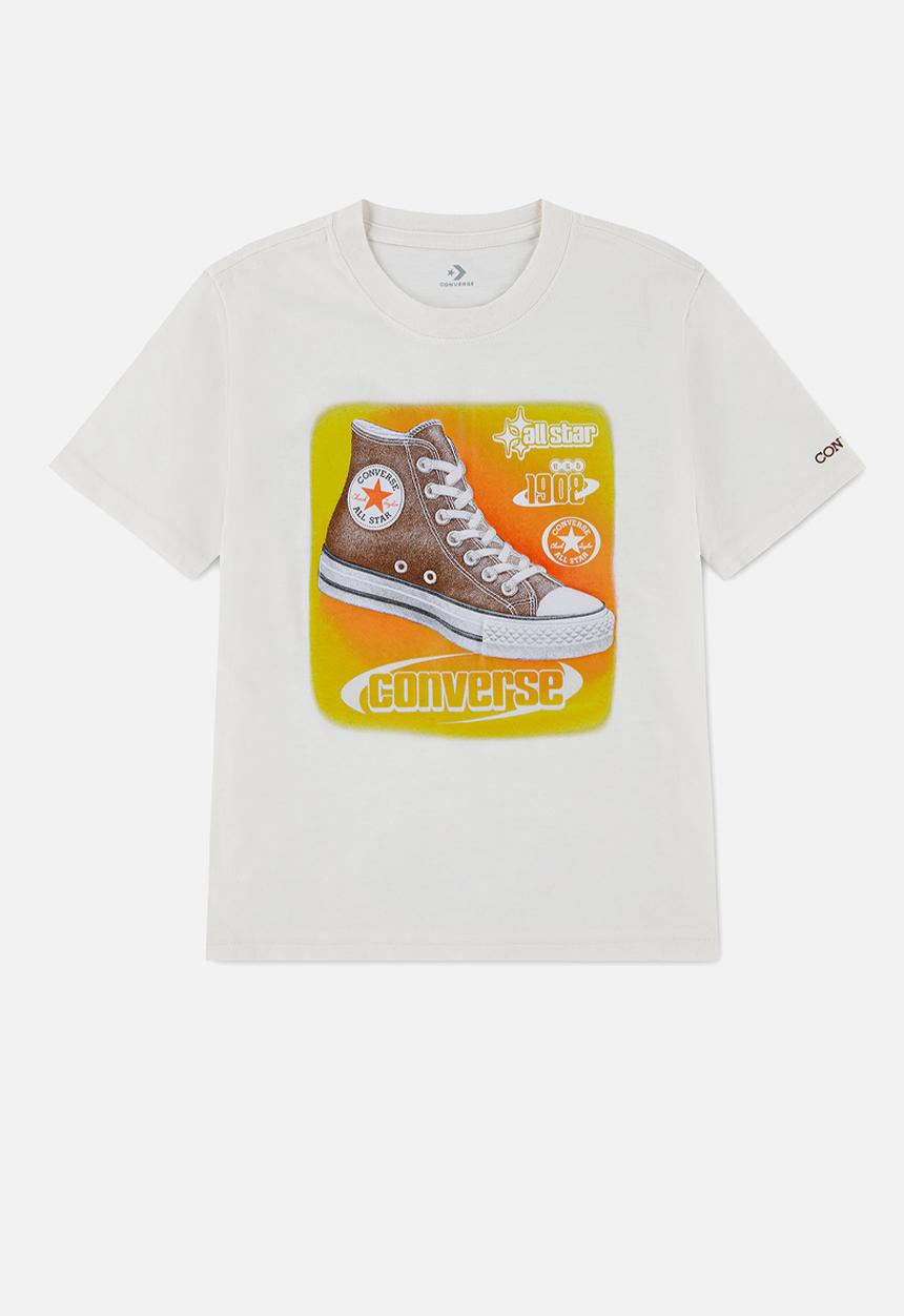 Converse - Gradient Snkr Gfx Tee - Egret