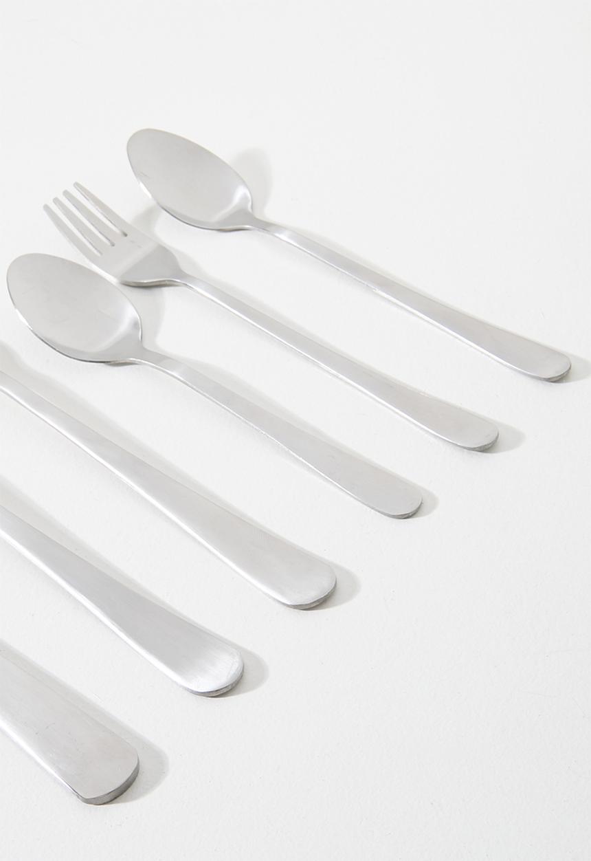 Excellent Houseware - Silver Mirror Polish Cutlery Set 72pcs - silver