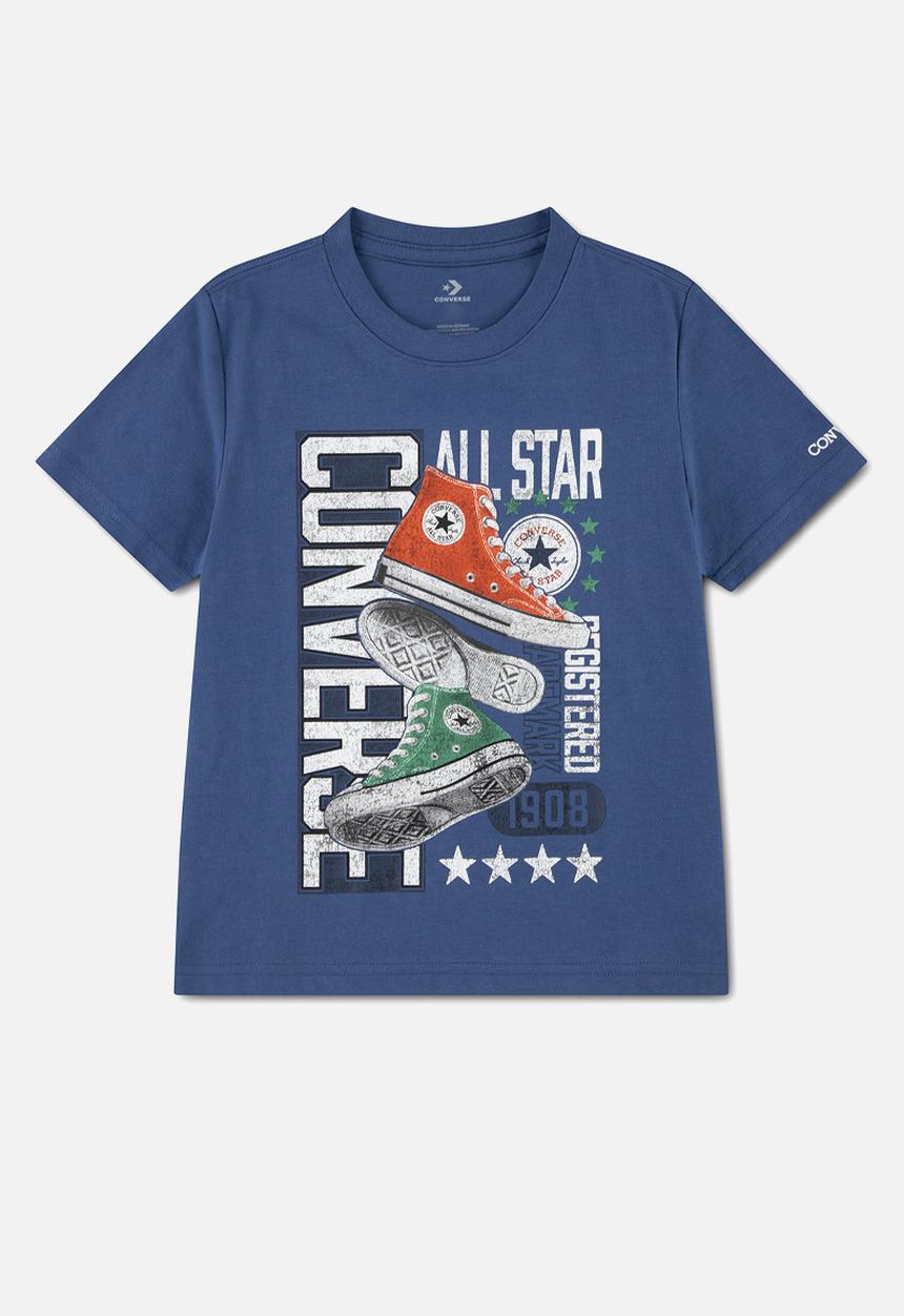 Converse - Cnvb Varcity Double Kicks Ss T - Armor Blue