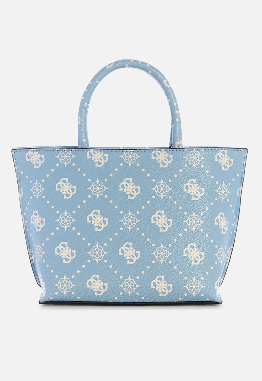 GUESS - Emelie Logo Mini Tote - Light Blue Logo